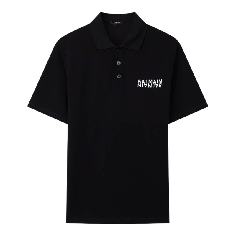 【春夏新品】BALMAIN 春夏新品男士简约通勤POLO衫