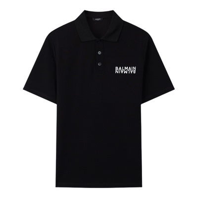 【春夏新品】BALMAIN 春夏新品男士简约通勤POLO衫
