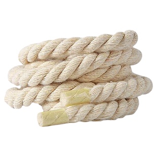 适配AF1空军一号diy黑色棉绳8mm粗麻绳鞋带装饰配件米色鞋绳配饰