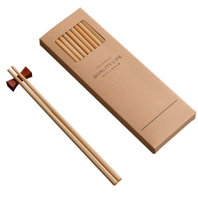 高端楠竹筷子家用新款防霉防滑