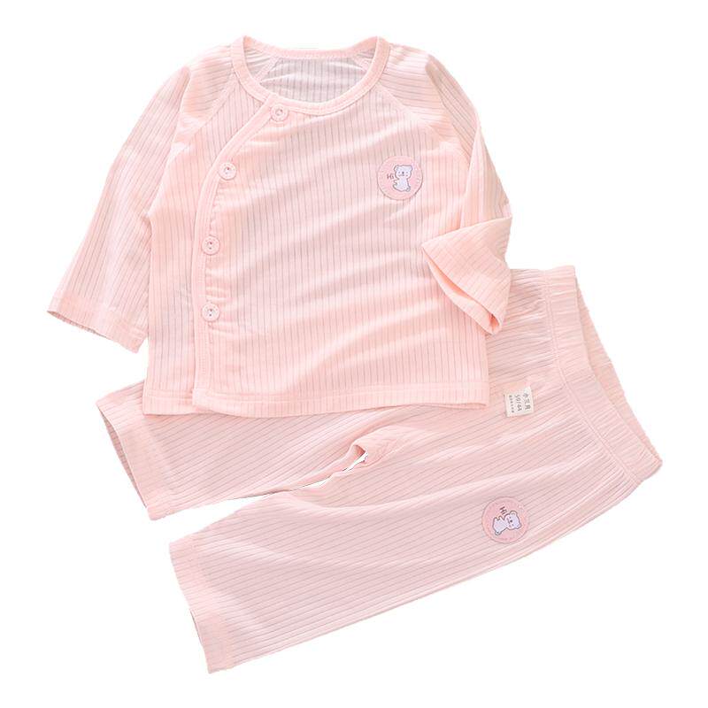 婴儿衣服薄款空调服长袖长裤套装