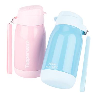 特百惠不锈钢便携防漏吸管保温杯