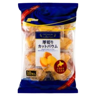 日本marukin丸金北海道牛乳厚切年轮蛋糕抹茶巧克力味早餐独立装