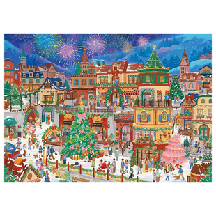 利胜12.0系列造景贴纸雀实利害美食街雀麦小吃街高难度微缩场景3D立体小屋贴画手工diy儿童玩具女孩新年礼物