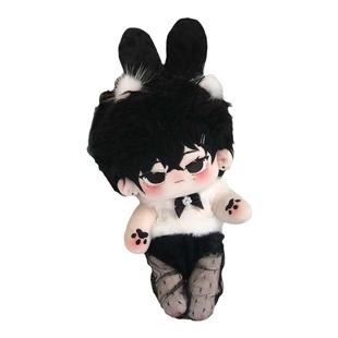 棉花娃娃20cm厘米娃衣正常体胖胖体裸娃换装兔女郎性感女仆裙衣服