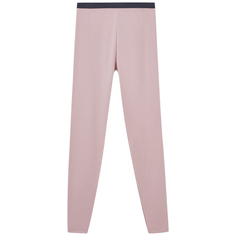 三枪莫代尔打底裤女秋裤密棉明根女士长裤保暖裤冬季秋季61034