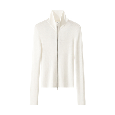 双头拉链内搭显瘦针织衫女秋冬季