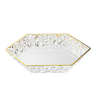 ins风水果盘高级轻奢家用客厅茶几干果盘办公室零食盘糖果摆放盘