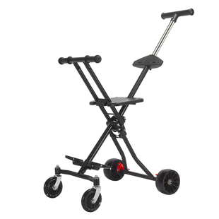 大童代步手推车3-6-12岁溜娃神器手推车轻便一键折叠外出旅游便携