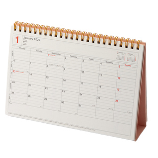 【特惠2折】MARKS 2022年磁力翻盖线圈台历手帐A5 A6月历桌面直立型商务办公出行记录会议日程安排记事本