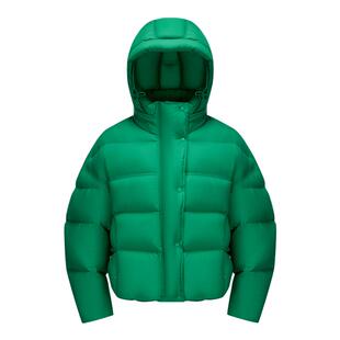 波司登冬经典泡芙时尚甜美休闲高蓬厚短款羽绒服连帽外套