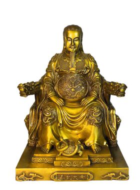 真武大帝祖师爷铜像摆件家居大号