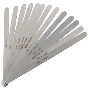 feintool塞尺不锈钢高精度厚薄规套装300mm长间隙专用工具测量尺