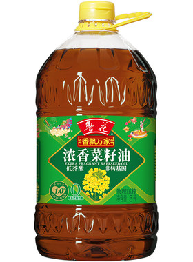 鲁花菜籽油低芥酸非转基因