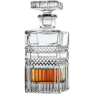 捷克进口水晶玻璃威士忌洋酒1+2礼盒套装时尚送礼酒具酒杯组合