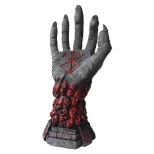 亚马逊万圣节狂暴神之手树脂工艺品剑风传奇霸王之卵装饰摆件礼物