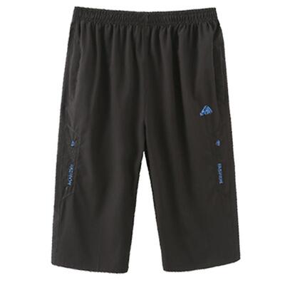 薄款冰丝七分裤运动速干弹力外穿