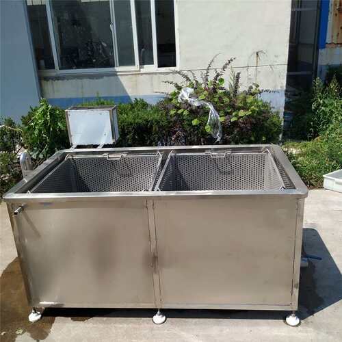 商用不锈钢冻肉块清洗解冻机 牛肉鸡爪气泡解冻池 大型海鲜化冻机