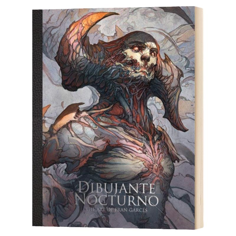 英文原版 Dibujante Nocturno 夜间工匠 西班牙魔幻插画师Francisco Garcés 精装艺术设定集 英文版 进口英语书籍