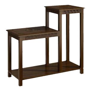 博古架实木新中式多宝阁茶业具展示架陈列柜摆件隔断现代简约酒柜