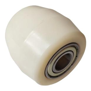 诺力如意手动液压搬运叉车地牛橡胶聚氨酯PU轮尼龙轮子配件大全