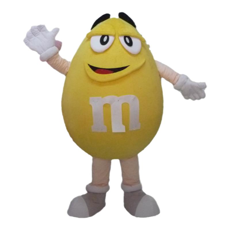 M豆巧克力卡通人偶服装定做披萨