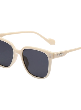 GM墨镜女2025新款高级感大脸显瘦太阳眼镜防紫外线白框近视墨镜男