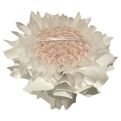 曼塔永生花大花束送女生生日礼物