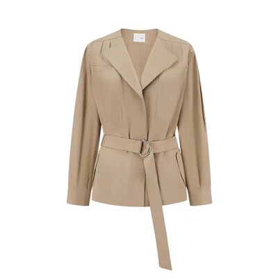 DEEPMOSS风絮工装宽肩短外套