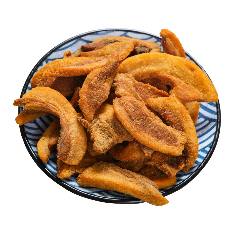 木子李脂渣 猪油渣猪肉粕干炸脆皮五花肉渣 青岛特产小吃生酮零食
