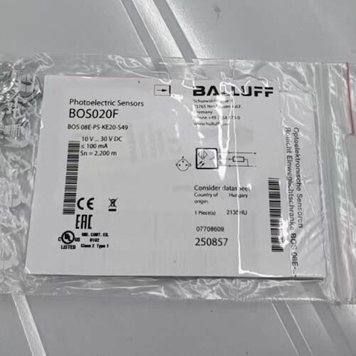 议价巴鲁夫BOS020F感测器BOS 08E-PS-KE20-S49原装正品其他型号问