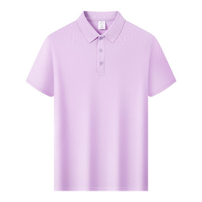 冰丝T恤定制POLO领工作服