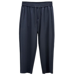 秋冬大码女裤250斤胖mm宽松显瘦垂坠感加绒加厚奶奶裤 休闲九分裤