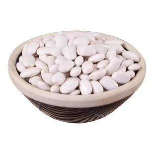 新货白芸豆干货500g新鲜大芸豆五谷杂粮白扁豆大云豆子雪豆红芸豆