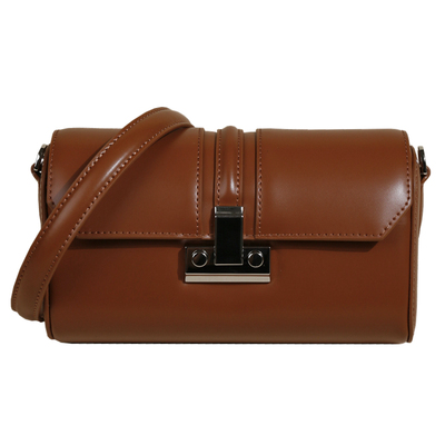 EZRO单肩锁扣盒子包设计感小众