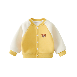 男童棒球服外套春装儿童百搭中小童运动春季休闲开衫上衣2026新款