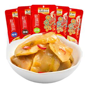 乌江榨菜80克*20袋涪陵微辣清淡榨菜碎粒开味红油下饭菜泡咸菜