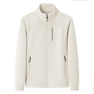 高品质摇粒绒外套女款奥粒绒男装外穿新款大码加厚抓绒衣卫衣保暖