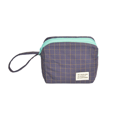 手提双层小物件便携收纳化妆包