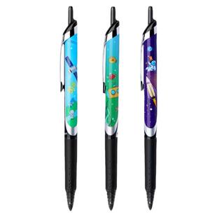 限定款科技时代日本PILOT百乐BXRT-V5开拓王黑色学生考试中性笔限量版按动走珠笔水笔宇宙员bxs-v5rt笔芯0.5