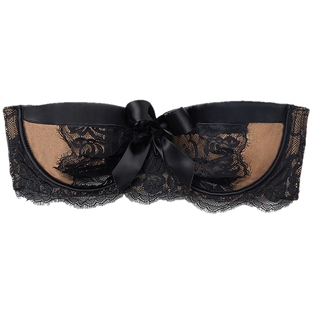 Intimissimi意舒漫女士性感蕾丝无衬垫蝴蝶结抹胸式文胸RB2563F