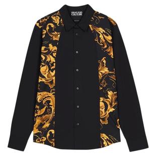 【季末优惠】VERSACE JEANS COUTURE Porcelain Barocco休闲衬衫
