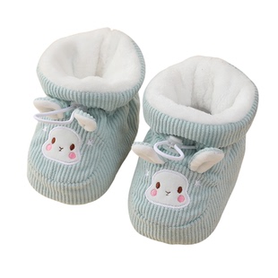 冬季婴儿鞋子步前鞋1岁宝宝软底棉鞋6-12个月保暖新生儿过冬鞋子