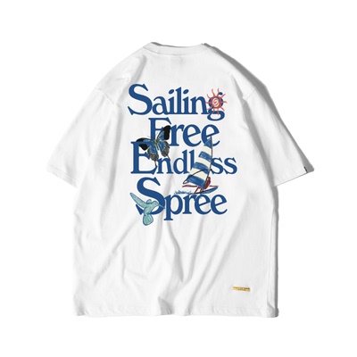 DAKYAM短袖男女圆领纯棉T恤