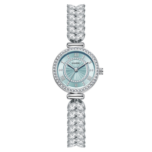 瑞士名牌正品美人鱼手表女款小巧轻奢小众进口机械表2026新款蓝色