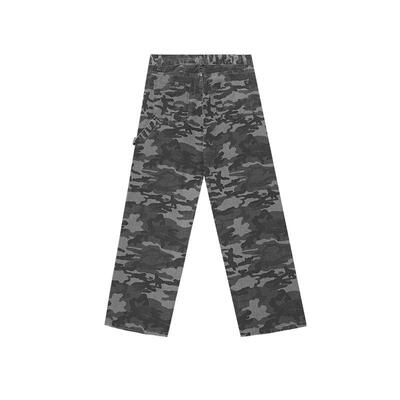 回力纯棉工装迷彩裤直筒版型