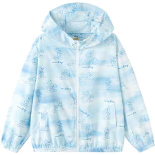 【迪士尼IP】巴拉巴拉童装儿童上衣薄款男童女童外套防晒衣UPF50+