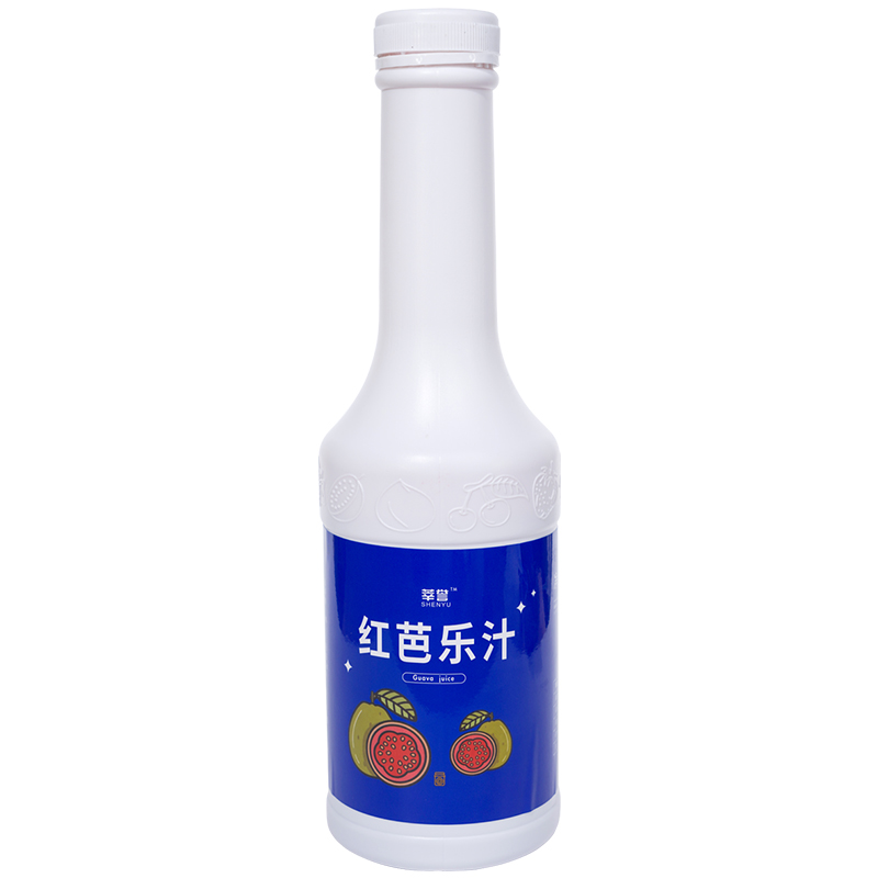 红芭乐果汁 浓浆果酱红心番石榴汁水果茶柠檬茶奶茶店用原料1.2kg