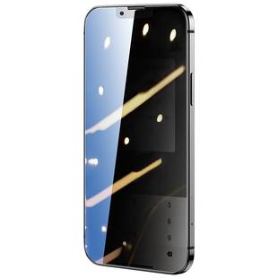 品胜适用苹果13防窥膜iPhone12promax钢化16pro防偷窥15手机抗指纹11防爆14plus高清xr全屏覆盖xs保护贴膜por
