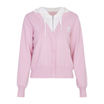 婉甸2025水晶粉假两件毛织套头衫百搭风针织衫1241W32RX3